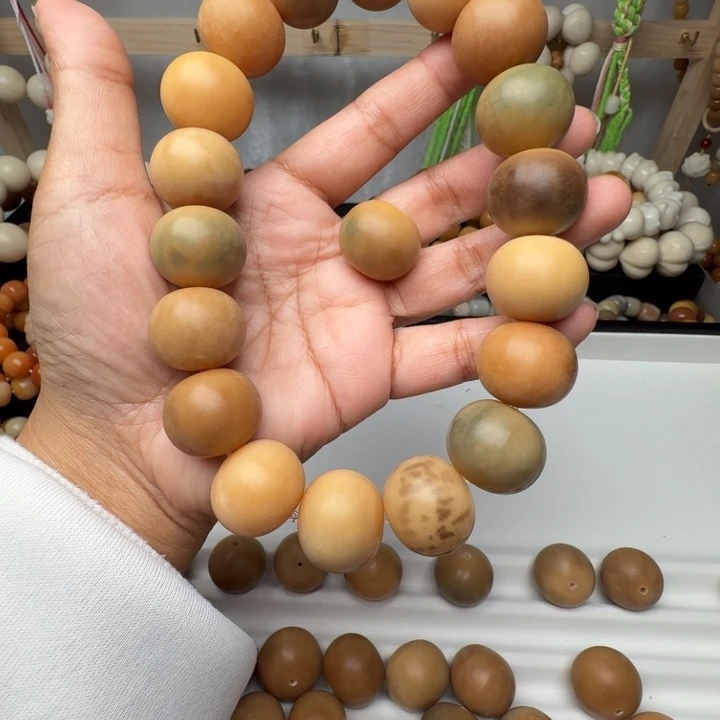 南***夏手串菩提根/象牙果卡21瑕疵