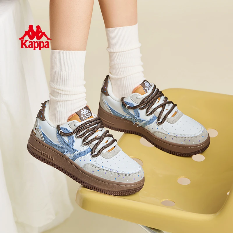 Kappa卡帕女鞋2025秋季新款板鞋潮流百搭学生休闲鞋子K0FX5CC02CZ