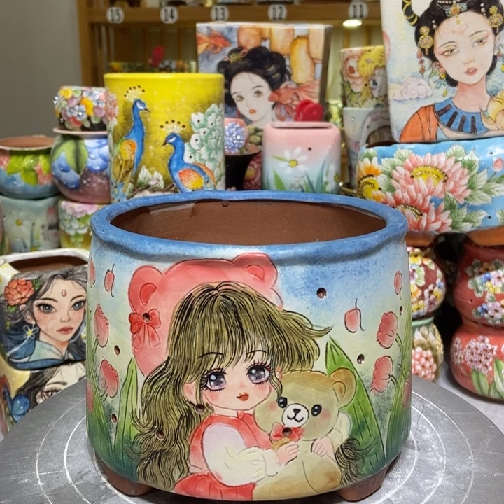 景德镇艺术手绘作品