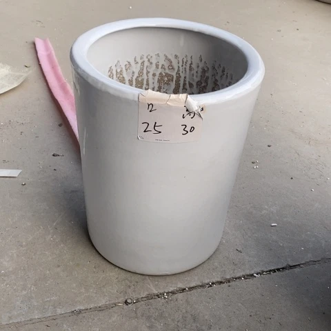 低腰白圆柱中 口25/30