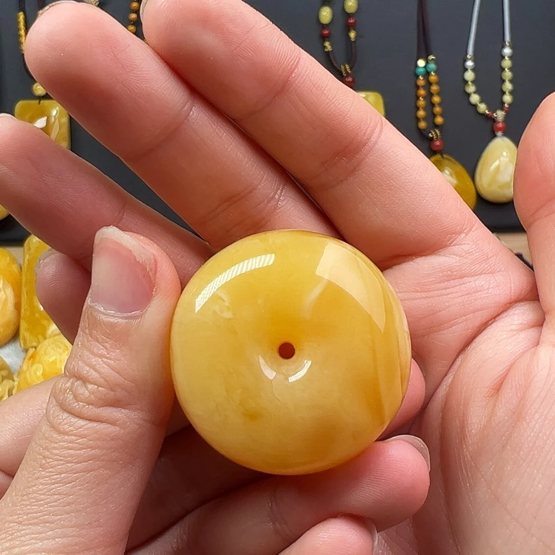 蜜蜡颈饰未镶嵌蜜蜡