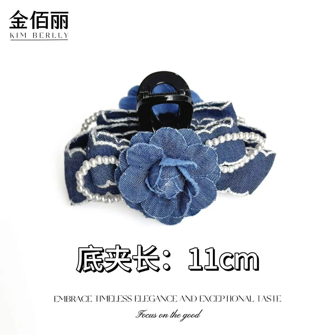 【半岛玫瑰】秋季新款简约小香风女韩系可爱时尚漂亮显发量抓夹发夹