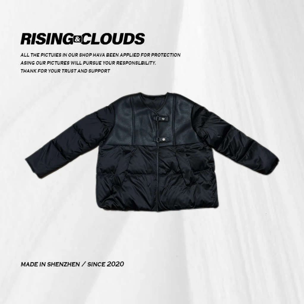 RISING&CLOUDS【莎莎】冬季厚款保暖百搭时尚休闲羽绒服100617