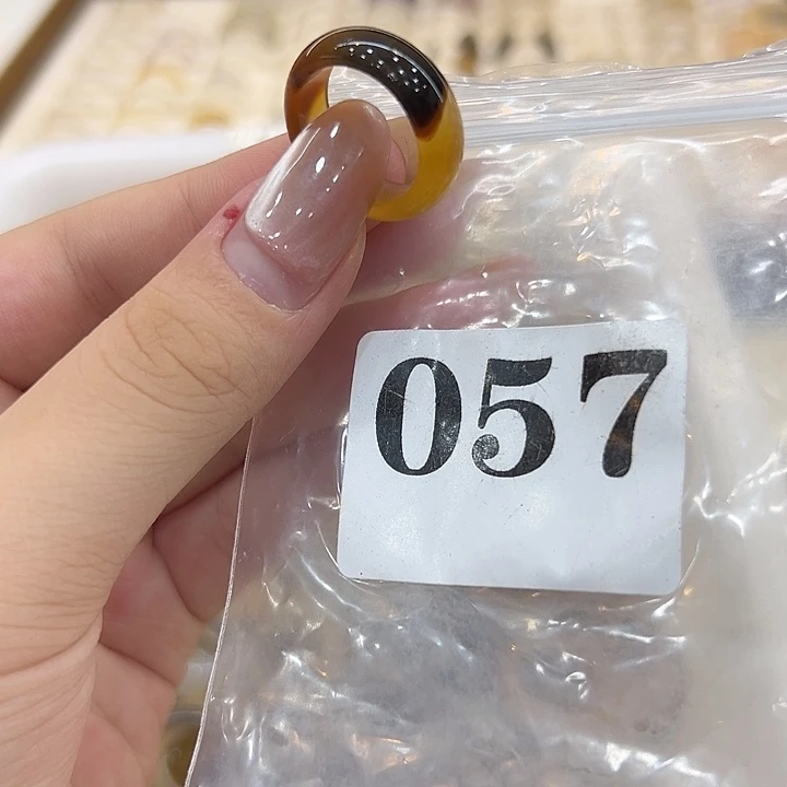 合金戒指玛瑙/玉髓57港13