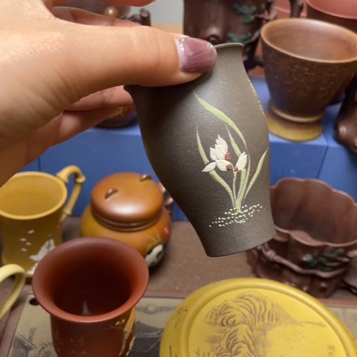 紫砂茶杯紫砂主人杯