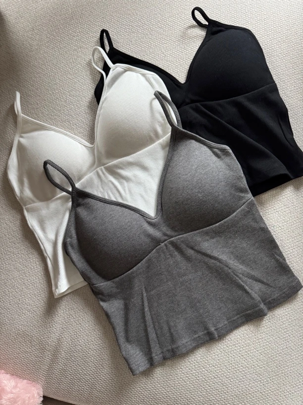 美背设计感短款吊带336228