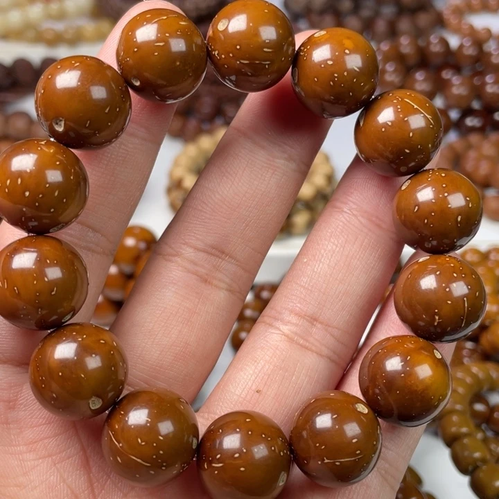 紫金鼠手串16尺寸瑕疵款（黄斑/棕线明显/眼睛不好看）