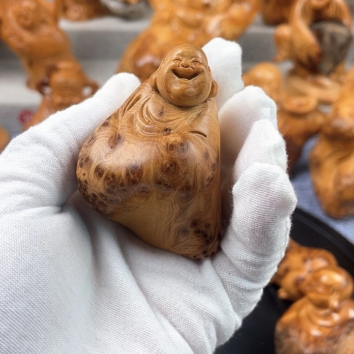 柏木（崖柏）米勒手把件