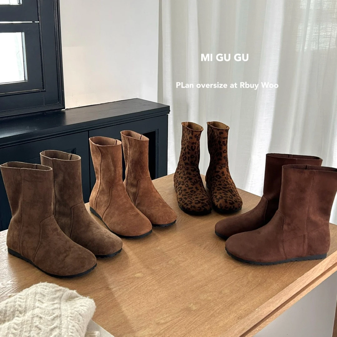 L-A933-7#米谷谷#谁能拒绝时尚感秒拉满的时髦气质时尚靴（福利）