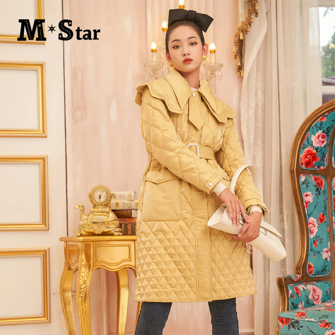 【芊芊专属】M-Star保暖百搭轻薄中长款羽绒服SCDI143604