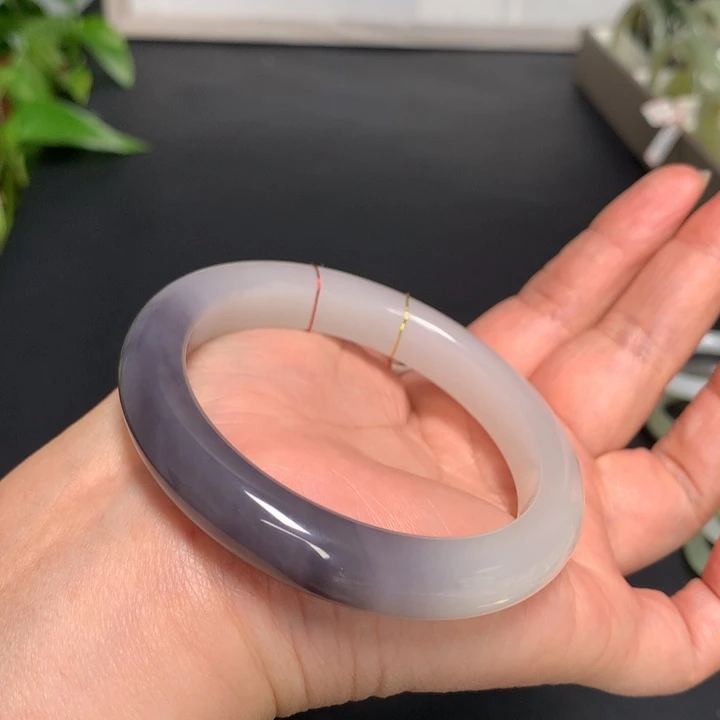 和田玉手镯未镶嵌57