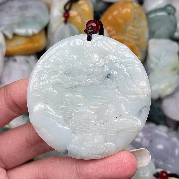 颈饰未镶嵌翡翠翡翠