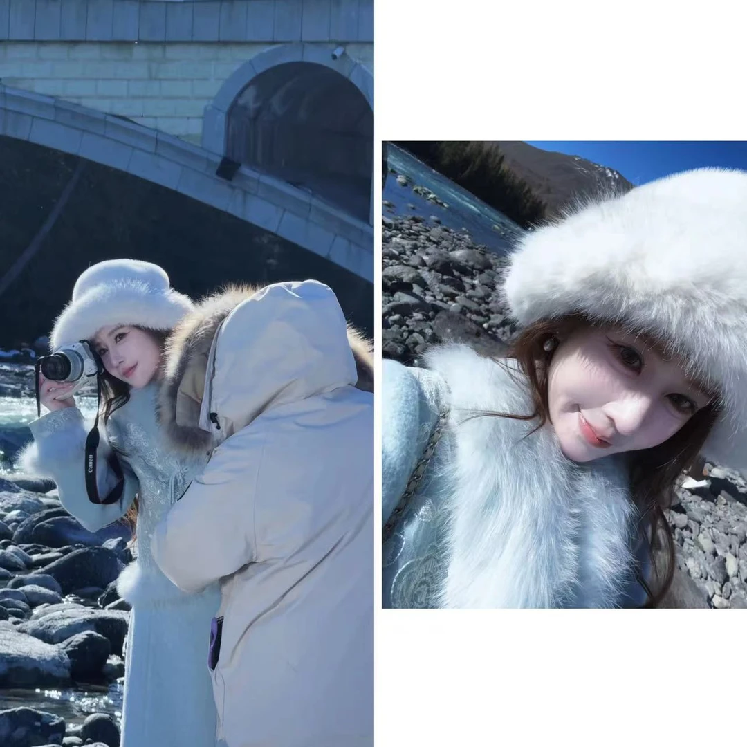 【婷婷】《布达拉宫•人生套装》玫瑰刺绣羽绒服套装TT2SDTH2659