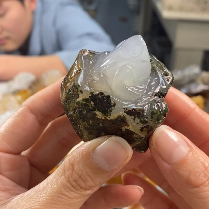 玛瑙/玉髓吊坠(不含链)未镶嵌