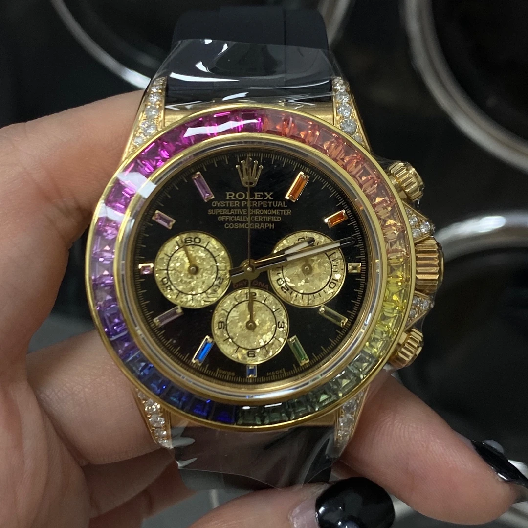 99新 Rolex/劳力士 劳力士迪通拿系列16518升级 彩虹圈40mm 单表