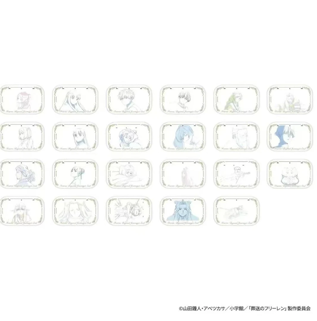 【葬送的芙莉莲】 原画展线稿烫金方吧唧盲盒（日谷国现，直播代拆）