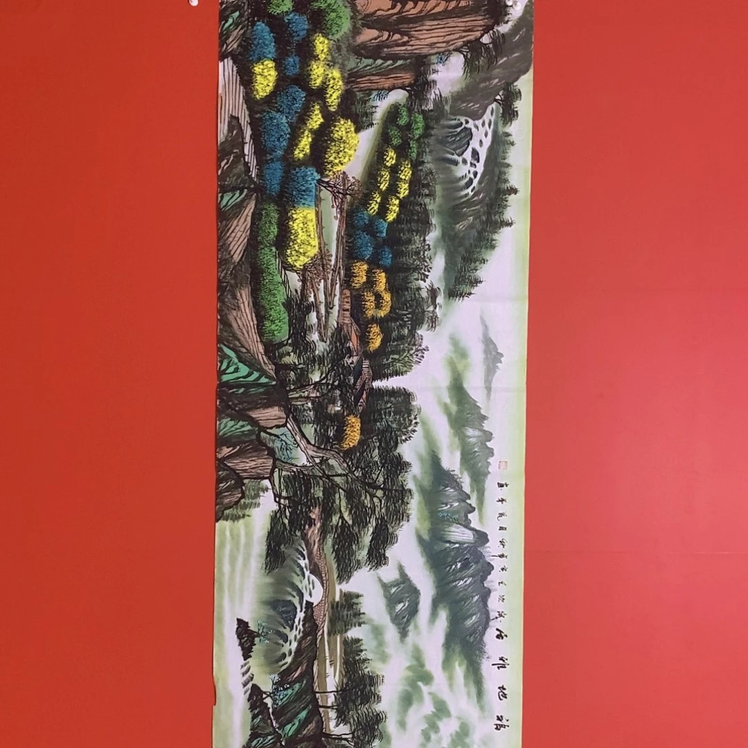 国画山水花鸟国画作品