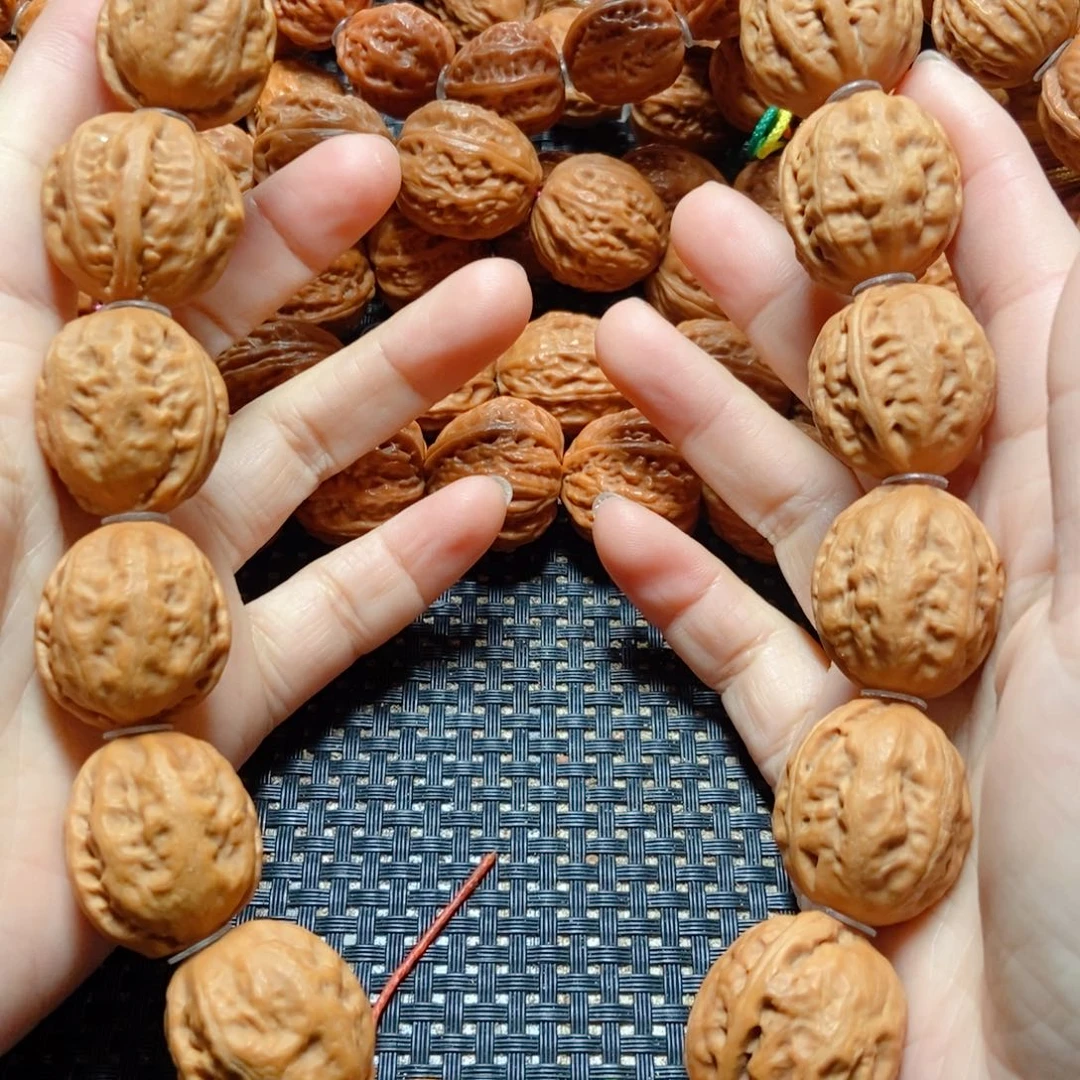 文玩核桃手串粗筋手持