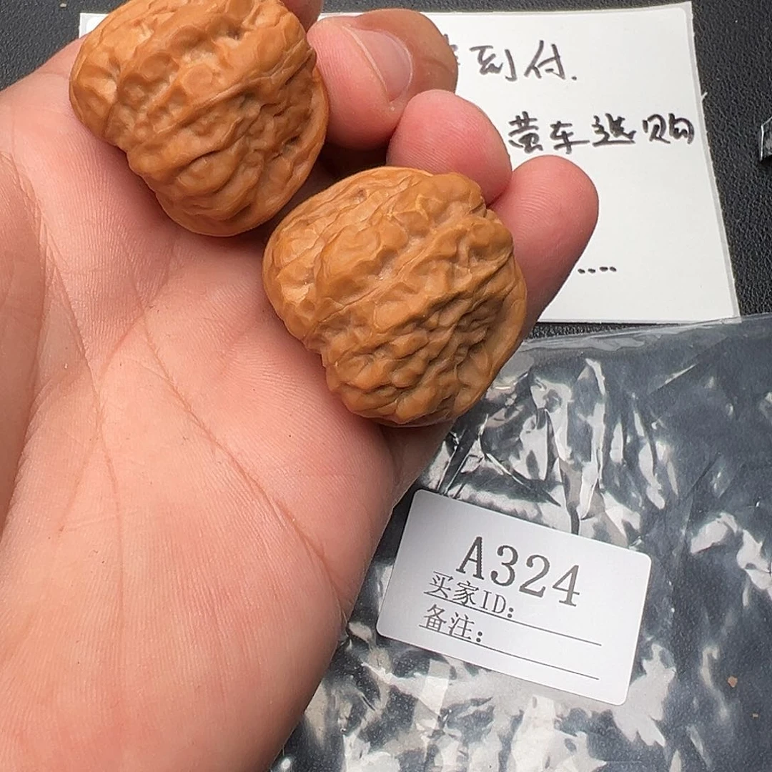 用***6核桃手串/手链A324蛤蟆头瑕疵