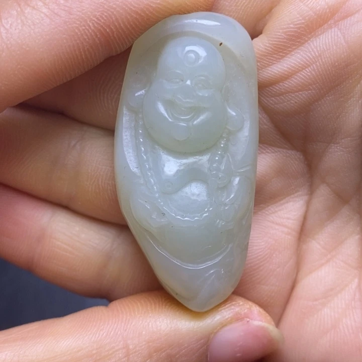 和田玉（糖玉）挂件未镶嵌