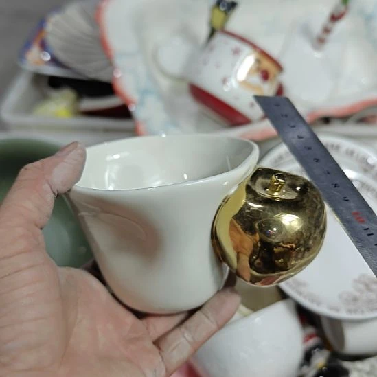 瓷片陶瓷杯碗盘微瑕介意慎拍