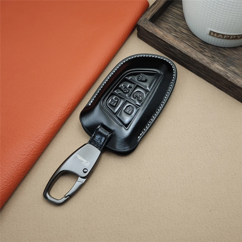适用于凯迪拉克XT5ct4CT56IQ锐歌汽车钥匙套真皮高档专用包扣新款