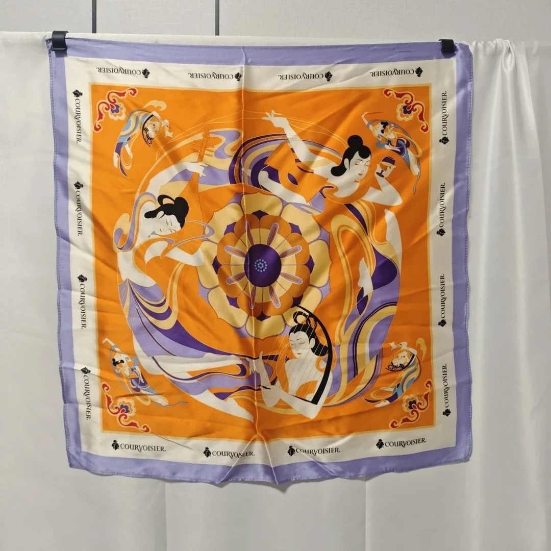 特价100%桑蚕丝缎面52cm方巾~默认勾丝