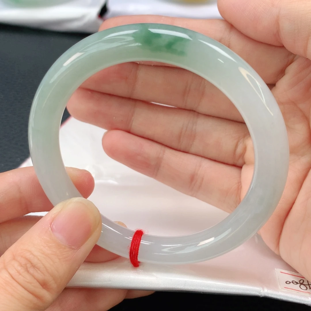 翡翠手镯未镶嵌翡翠圆56