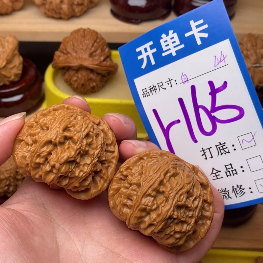 把件文玩核桃白狮子44