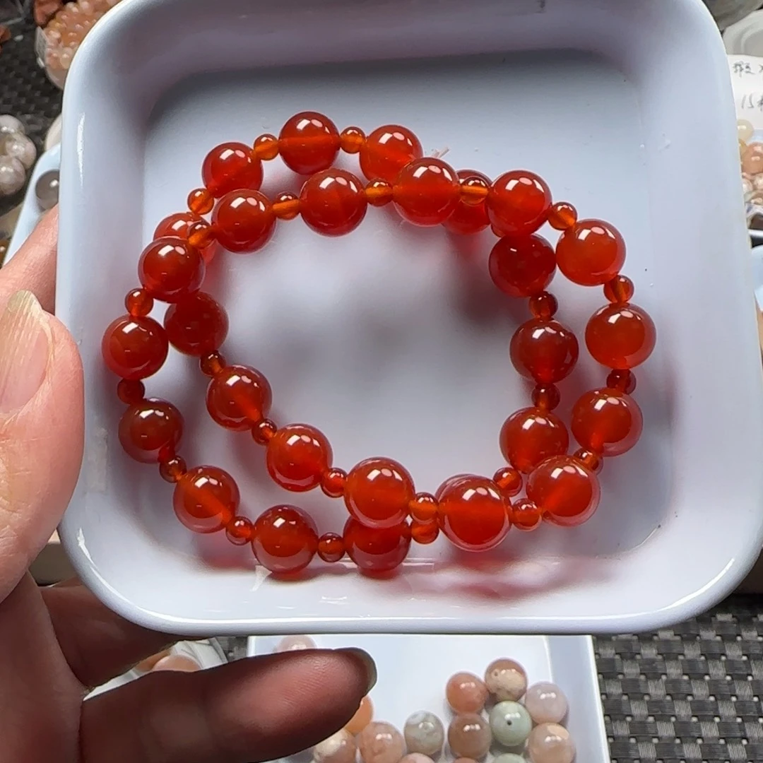 未镶嵌玛瑙/玉髓珠宝半成品