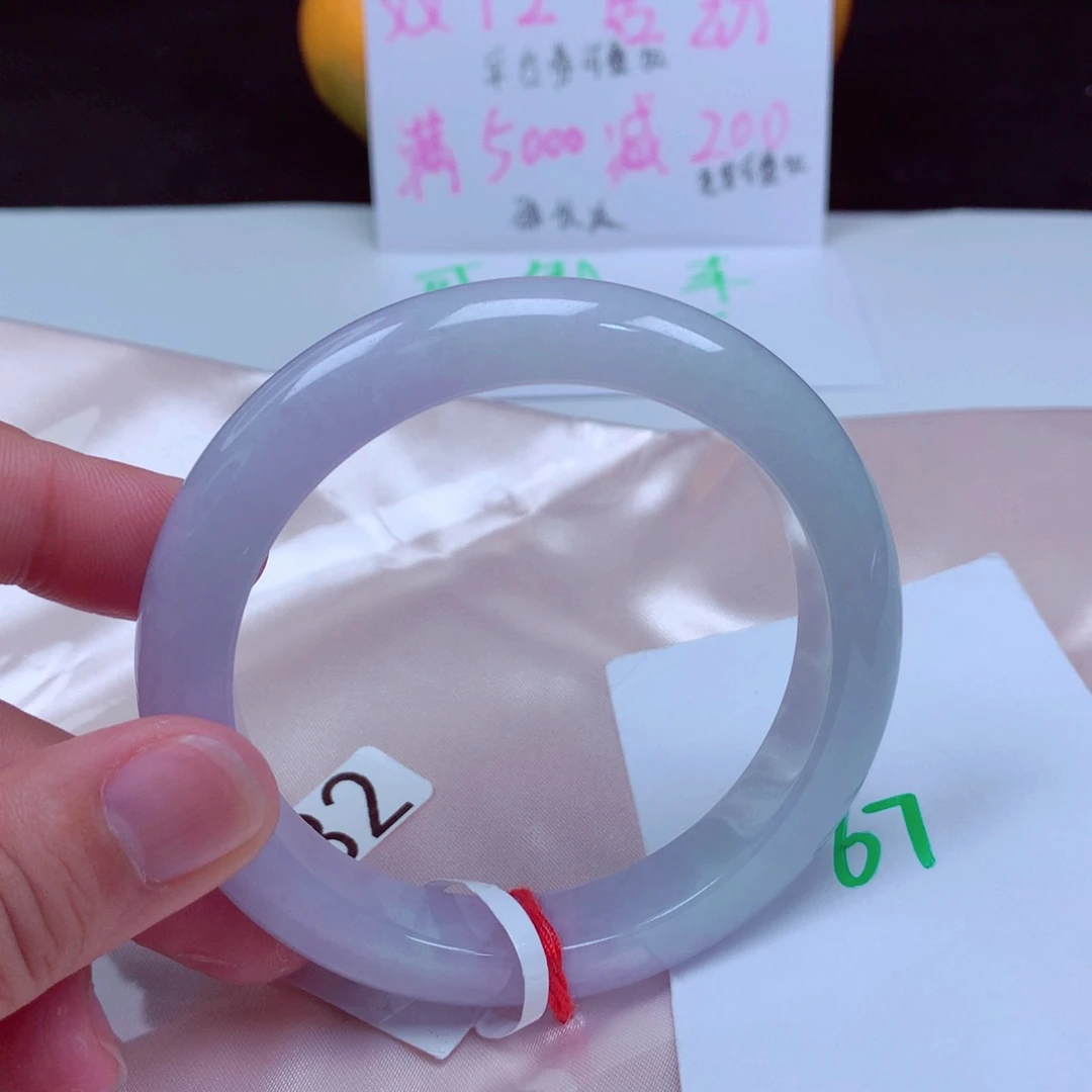 未镶嵌手镯翡翠缅甸天然A货翡翠手镯58.8