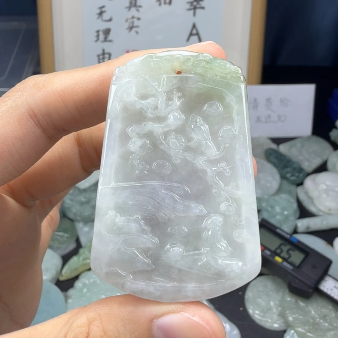颈饰未镶嵌翡翠翡翠