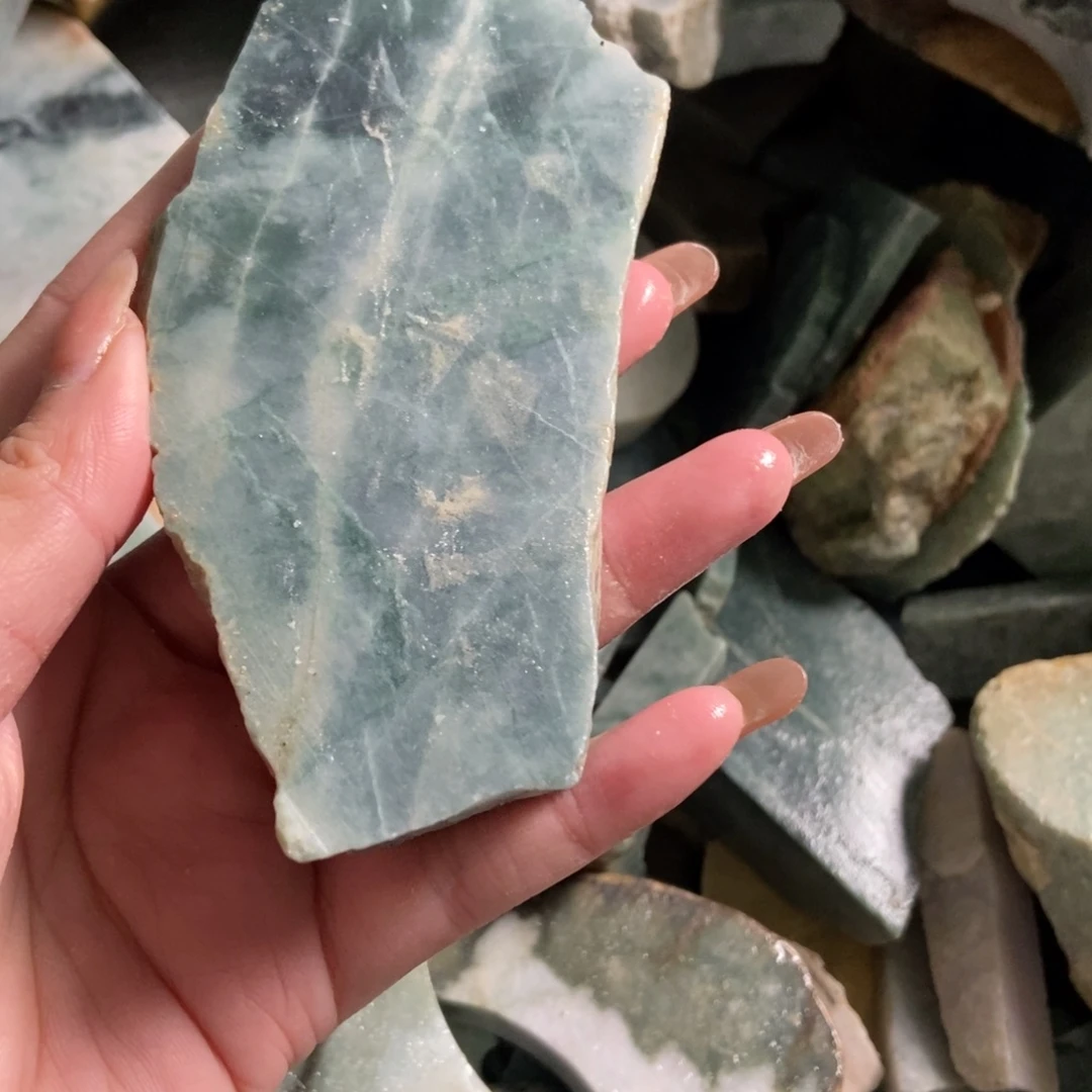 翡翠未镶嵌挂件天然翡翠