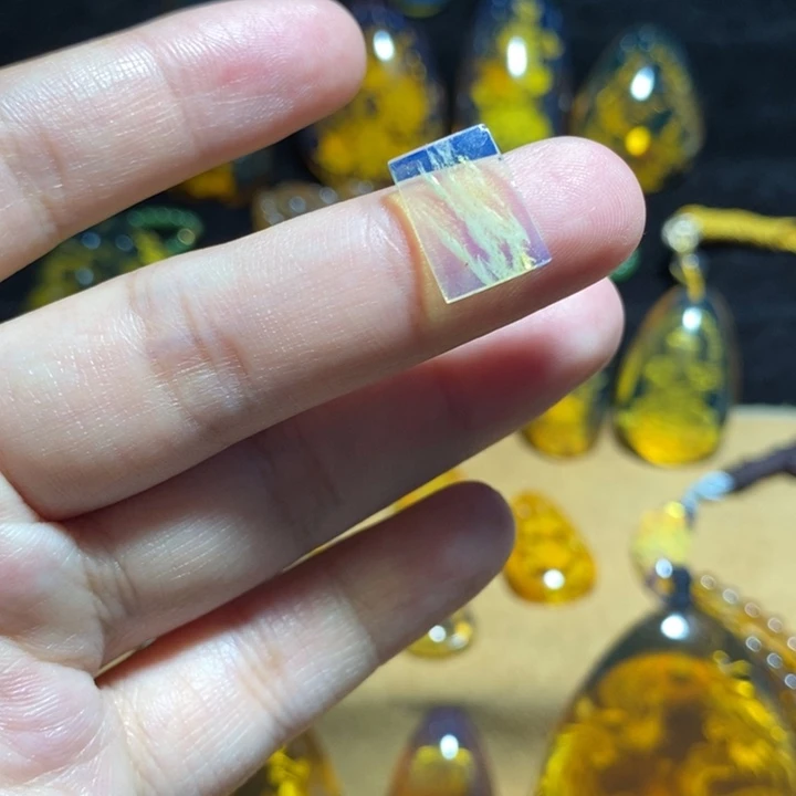 琥珀未镶嵌裸石多米尼加蓝珀