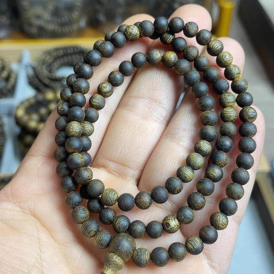 沉香沉香碎屑奇楠沉香三圈5毫米花香韵