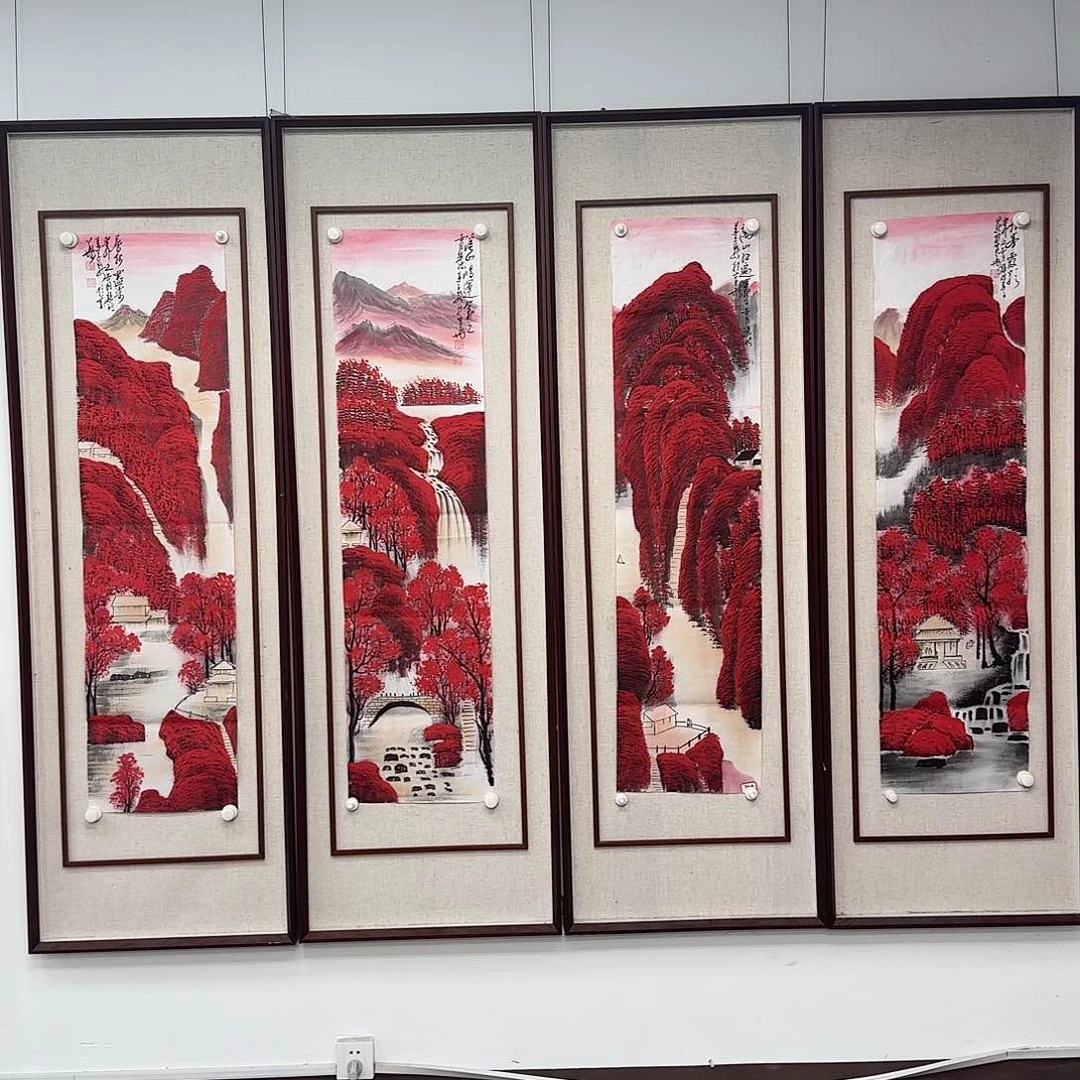 书法作品多次参加