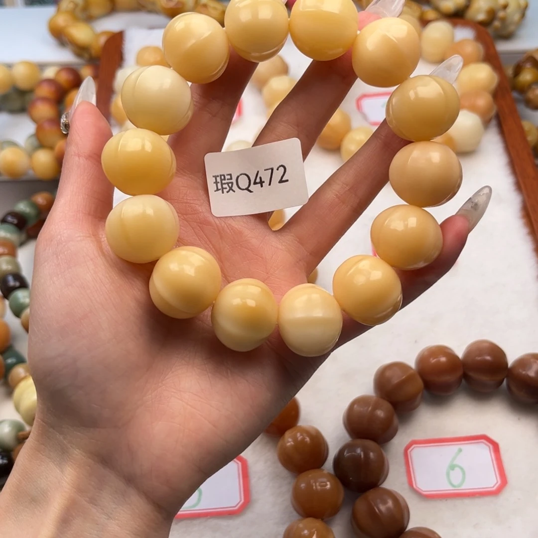 菩提根/象牙果手串?**酱瑕q472鲨鱼背一串19mm