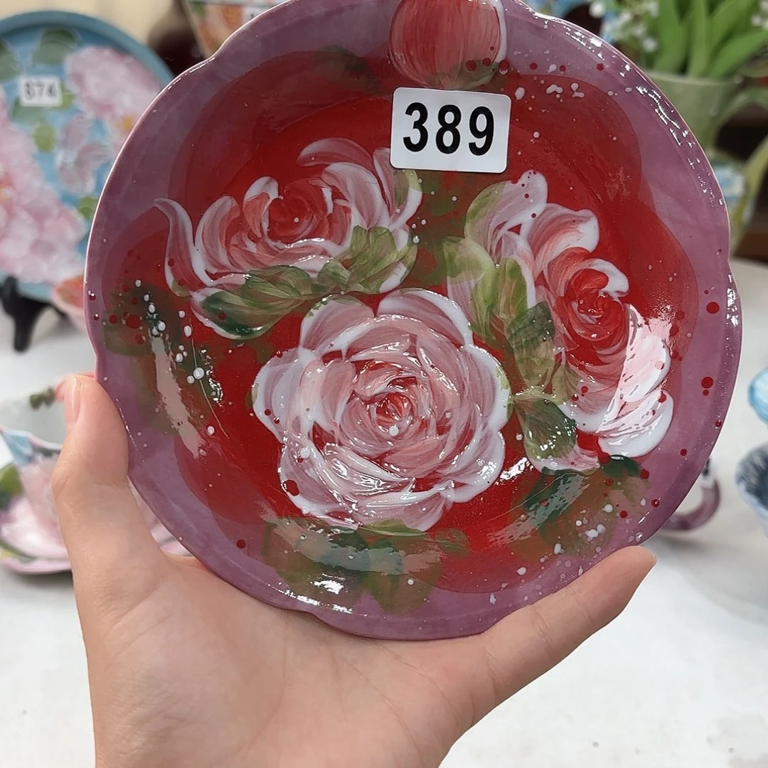 景德镇手绘高温釉下彩陶瓷茶具
