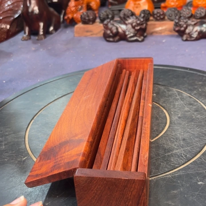 缅甸花梨木筷子10双