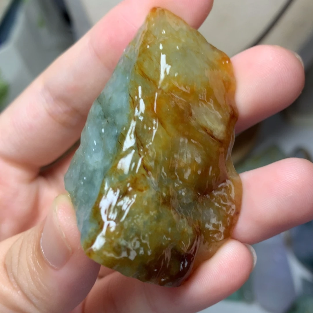 翡翠挂件未镶嵌吊坠