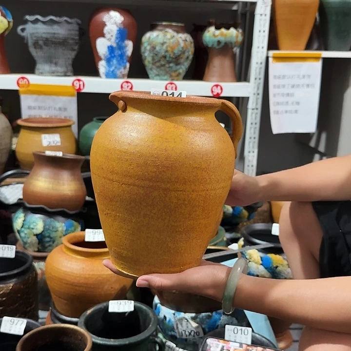 瑕疵黄色单耳默认打孔014