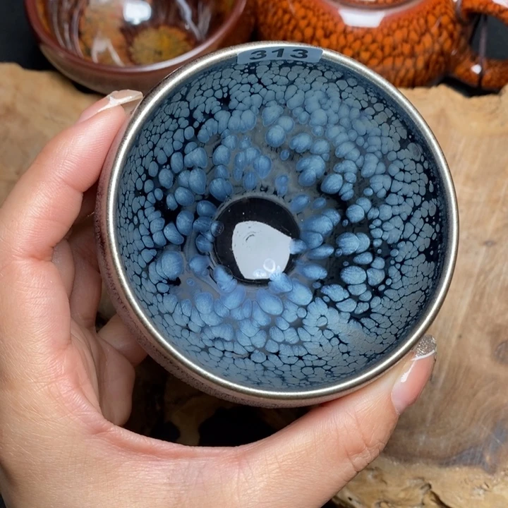 茶盏建窑建盏主人杯313微瑕