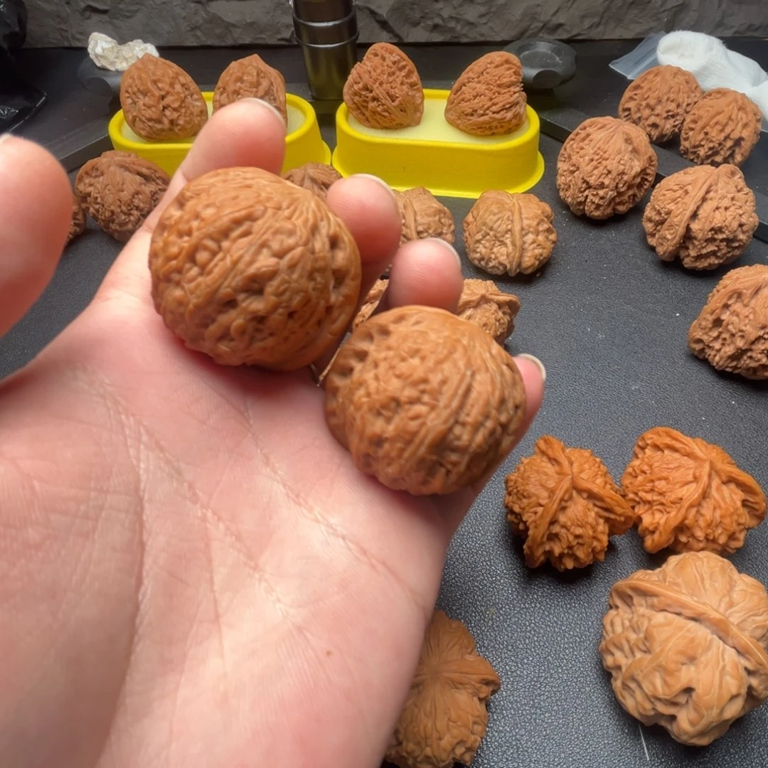 文玩核桃吊坠铁锤39尺精对