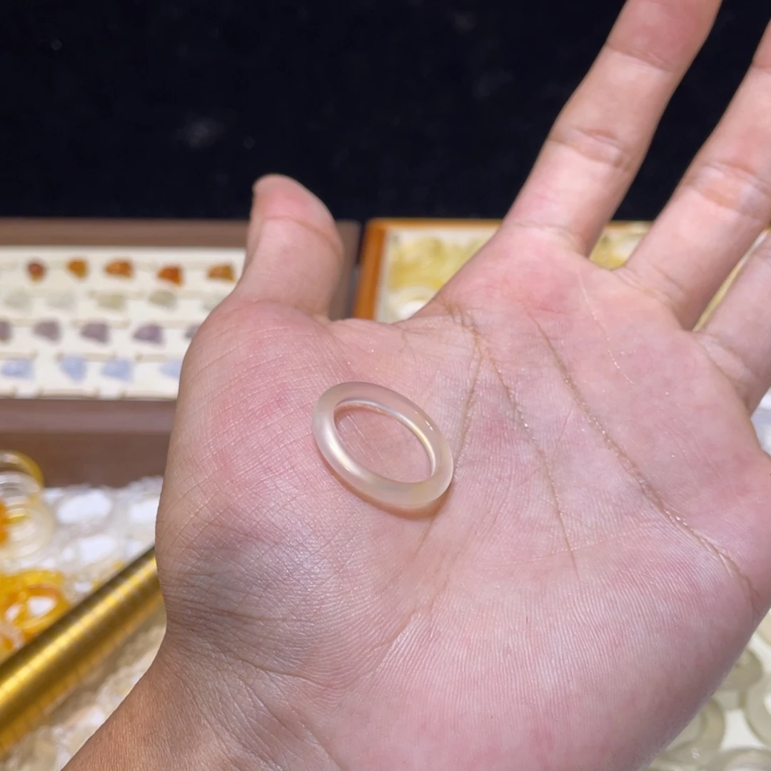 玛瑙/玉髓未镶嵌戒指84号港19