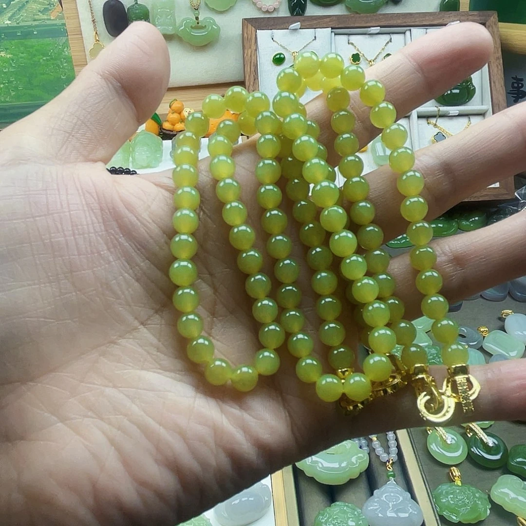 和田玉未镶嵌项链