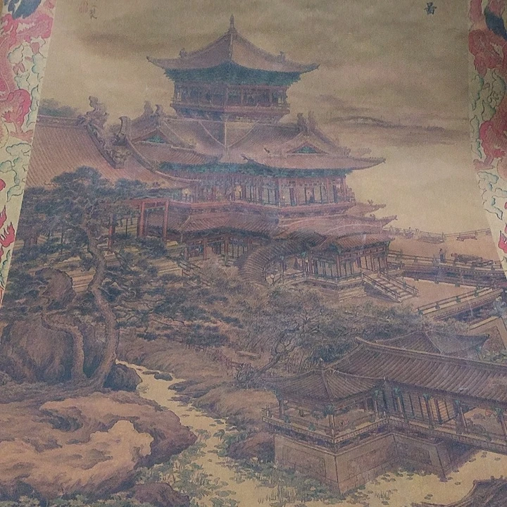 竖款装饰画装饰画