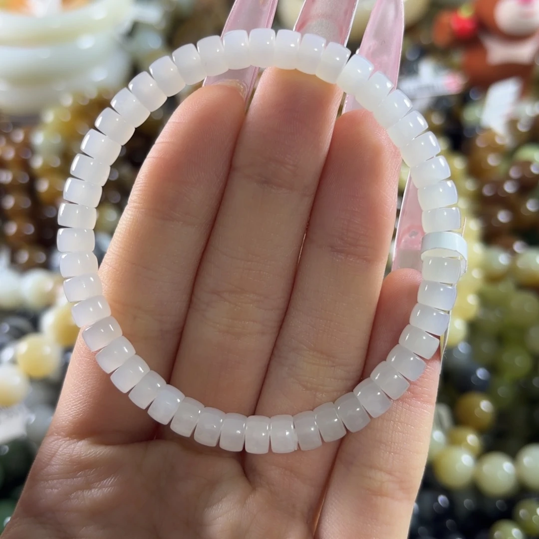 和田玉未镶嵌手链114