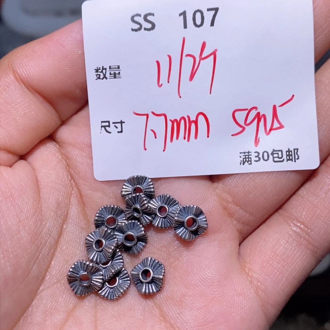 水晶颈饰银S925镶嵌SS107