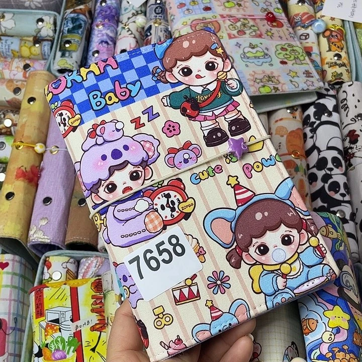 织绣A6 活页不加纸7658