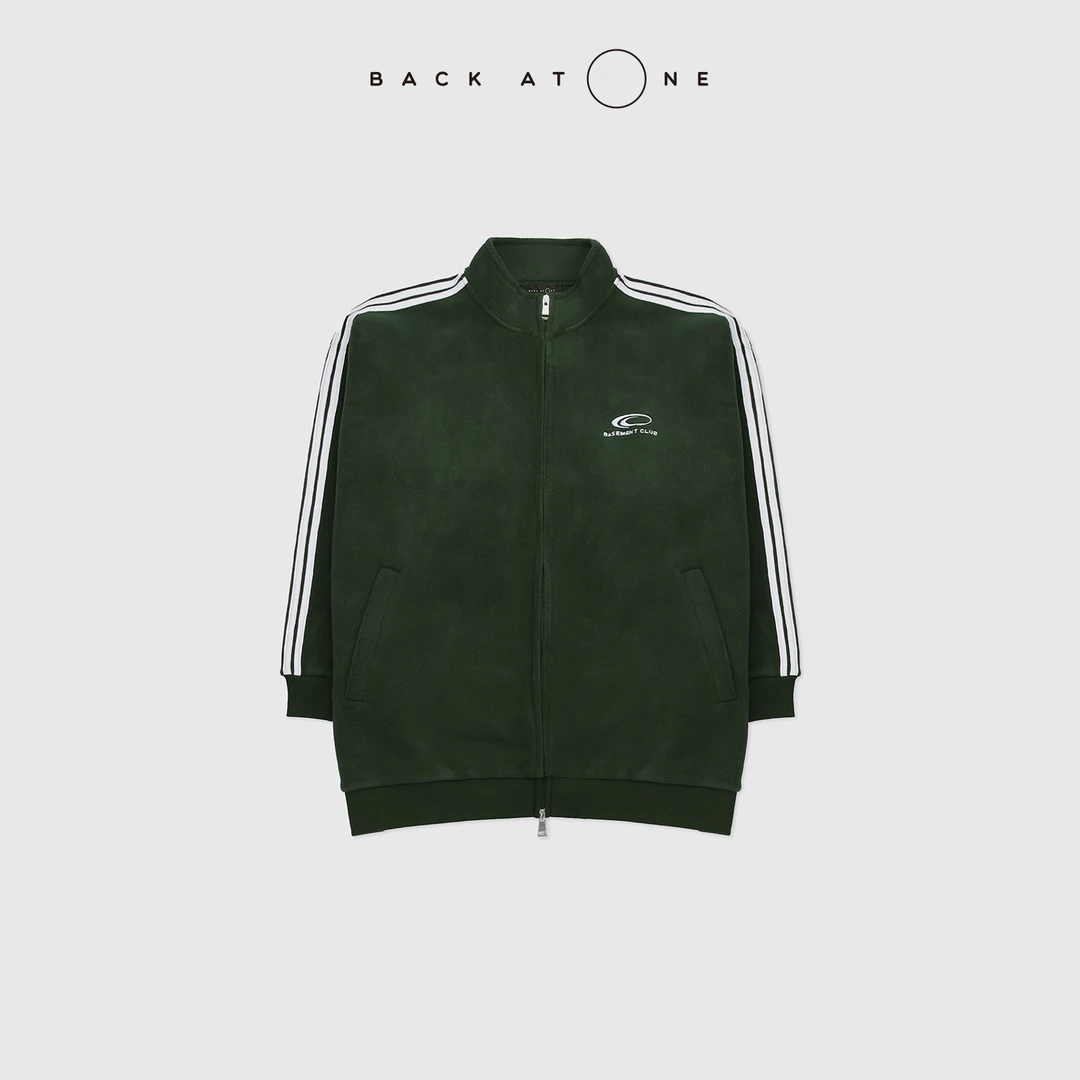 BACKATONE"请回答1988"  时尚刺绣摇粒绒夹克外套  BFF-1BC516K-C